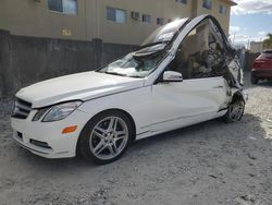 Salvage cars for sale at Opa Locka, FL auction: 2013 Mercedes-Benz E 350