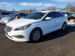 Salvage cars for sale at East Granby, CT auction: 2016 Hyundai Sonata SE