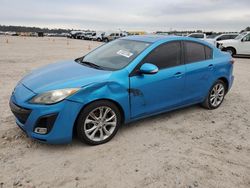 Salvage cars for sale at Houston, TX auction: 2010 Mazda 3 S