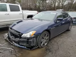 Maserati Quattropor salvage cars for sale: 2016 Maserati Quattroporte S