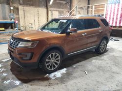 Ford salvage cars for sale: 2017 Ford Explorer Limited