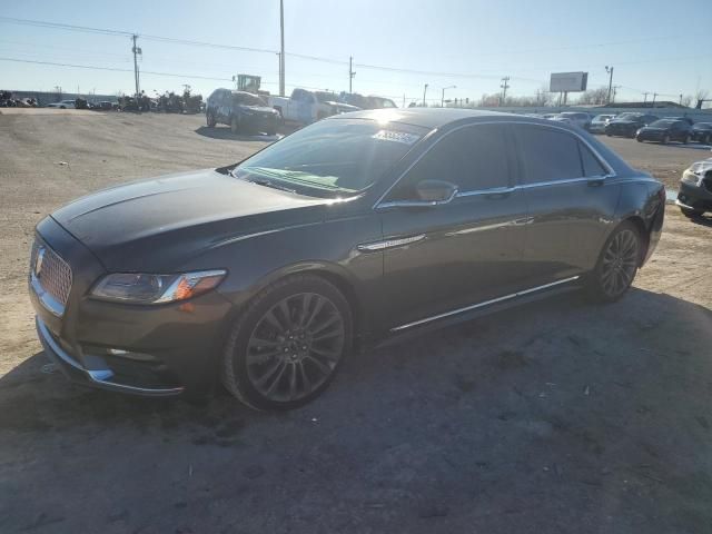 2017 Lincoln Continental Select