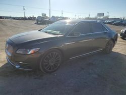 Salvage cars for sale at Oklahoma City, OK auction: 2017 Lincoln Continental Select