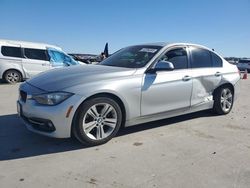 Salvage cars for sale at Grand Prairie, TX auction: 2016 BMW 328 I Sulev