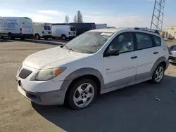 Salvage cars for sale at Hayward, CA auction: 2006 Pontiac Vibe