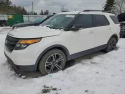 Vehiculos salvage en venta de Copart Bowmanville, ON: 2015 Ford Explorer Sport