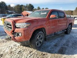 Salvage cars for sale at Mendon, MA auction: 2016 Toyota Tacoma Double Cab