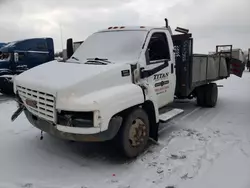 Salvage trucks for sale at Woodhaven, MI auction: 2005 GMC C5500 C5C042