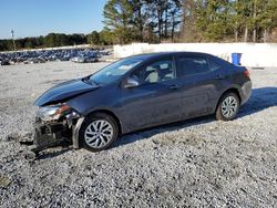 Salvage cars for sale at Fairburn, GA auction: 2017 Toyota Corolla L