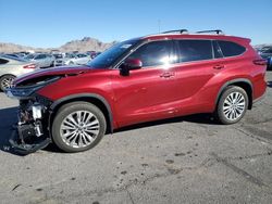 2022 Toyota Highlander Platinum en venta en North Las Vegas, NV