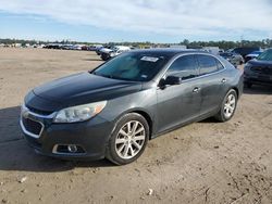 Salvage cars for sale at Houston, TX auction: 2015 Chevrolet Malibu LTZ