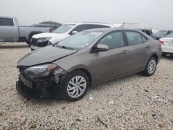 Salvage cars for sale at Taylor, TX auction: 2019 Toyota Corolla L