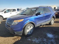 Salvage cars for sale at Brighton, CO auction: 2013 Ford Explorer