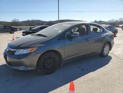 Salvage cars for sale at Lebanon, TN auction: 2012 Honda Civic LX