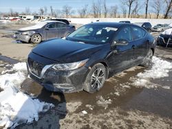 Salvage cars for sale from Copart Bridgeton, MO: 2022 Nissan Sentra SV