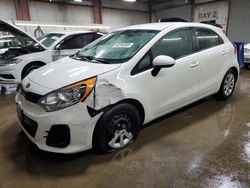 Salvage cars for sale at Elgin, IL auction: 2016 KIA Rio LX