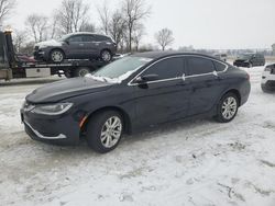 Salvage cars for sale at Cicero, IN auction: 2015 Chrysler 200 Limited