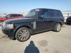 Salvage cars for sale from Copart Bakersfield, CA: 2011 Land Rover Range Rover HSE Luxury