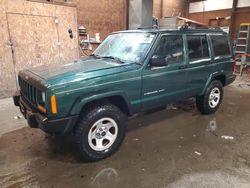 Salvage cars for sale at Ebensburg, PA auction: 2001 Jeep Cherokee Sport