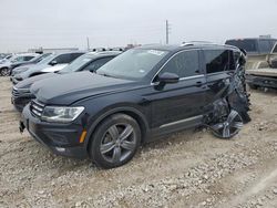 Salvage cars for sale at Temple, TX auction: 2020 Volkswagen Tiguan SE