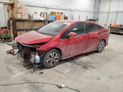 Salvage cars for sale at Milwaukee, WI auction: 2017 Toyota Prius Prime