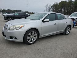 Salvage cars for sale at Dunn, NC auction: 2013 Chevrolet Malibu LTZ