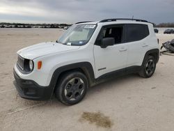 Salvage cars for sale at San Antonio, TX auction: 2018 Jeep Renegade Sport