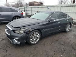 Vehiculos salvage en venta de Copart New Britain, CT: 2018 Infiniti Q50 Luxe