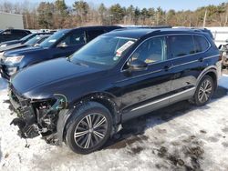 Salvage cars for sale at Exeter, RI auction: 2019 Volkswagen Tiguan SE