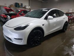 Salvage cars for sale at Elgin, IL auction: 2022 Tesla Model Y