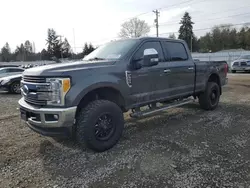 Salvage cars for sale at Graham, WA auction: 2017 Ford F350 Super Duty