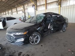 Chevrolet salvage cars for sale: 2020 Chevrolet Malibu LT