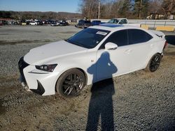 Salvage cars for sale from Copart Concord, NC: 2017 Lexus IS 200T