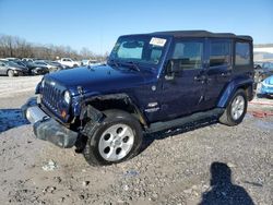 Salvage cars for sale at Hueytown, AL auction: 2013 Jeep Wrangler Unlimited Sahara