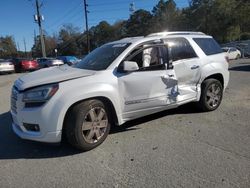 Salvage cars for sale at Savannah, GA auction: 2016 GMC Acadia Denali