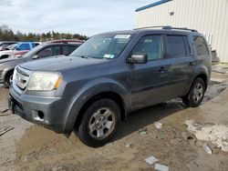 Salvage cars for sale at Franklin, WI auction: 2010 Honda Pilot LX