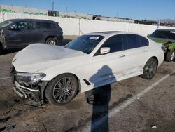 Salvage cars for sale at Van Nuys, CA auction: 2018 BMW 540 I