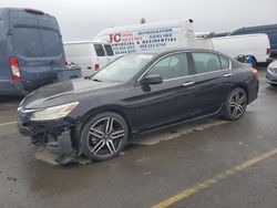 Salvage cars for sale at Hayward, CA auction: 2017 Honda Accord Touring