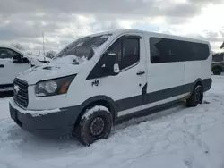 Salvage trucks for sale at West Mifflin, PA auction: 2015 Ford Transit T-350