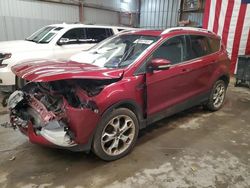 Salvage cars for sale at West Mifflin, PA auction: 2016 Ford Escape Titanium