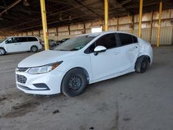 Salvage cars for sale at auction: 2016 Chevrolet Cruze LS