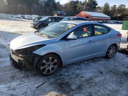 Salvage cars for sale at Mendon, MA auction: 2013 Hyundai Elantra GLS