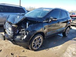 Salvage cars for sale from Copart Louisville, KY: 2020 Ford Ecosport Titanium