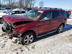 Salvage cars for sale at Cicero, IN auction: 2008 Ford Escape XLT