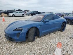 Salvage cars for sale at Taylor, TX auction: 2021 Porsche Taycan Turbo