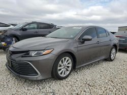 Salvage cars for sale from Copart Taylor, TX: 2021 Toyota Camry LE