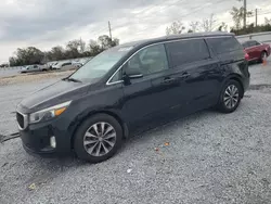 Salvage cars for sale at Riverview, FL auction: 2016 KIA Sedona EX