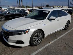 Salvage cars for sale at Van Nuys, CA auction: 2022 Honda Accord Hybrid EXL