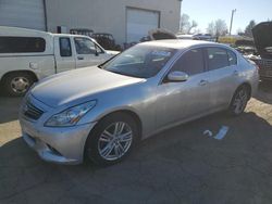 Salvage cars for sale from Copart Woodburn, OR: 2012 Infiniti G37