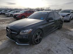 Mercedes-Benz salvage cars for sale: 2016 Mercedes-Benz C 450 4matic AMG